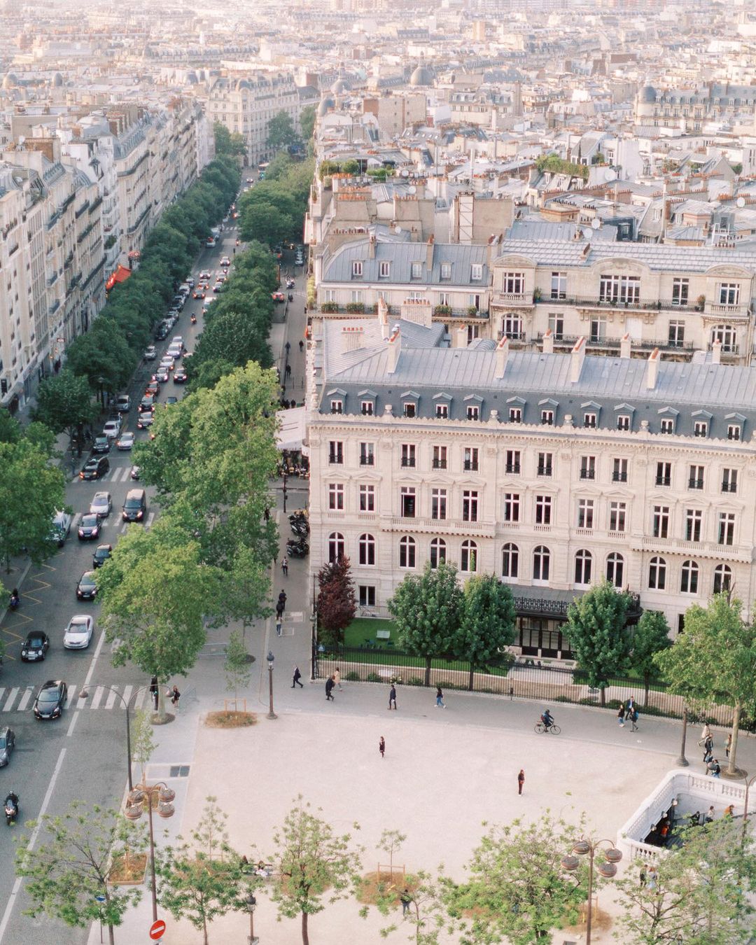 Paris aerial view